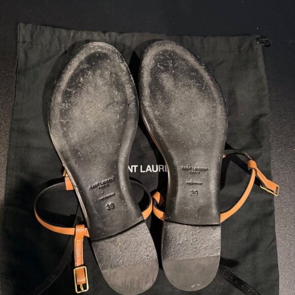 YSL Camel Sandals 8 - Picture 5 of 7